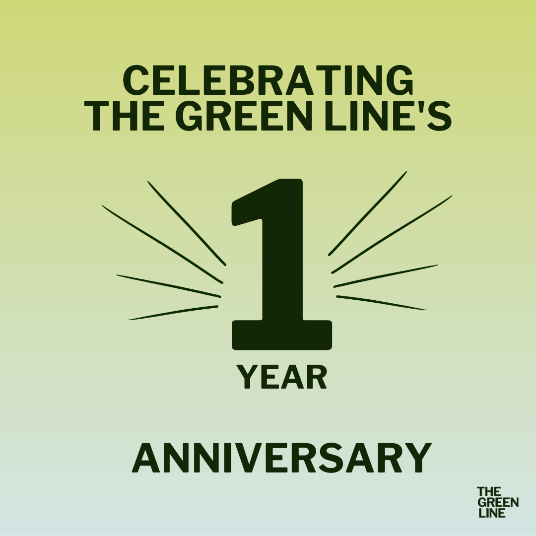 The Green Line First Anniversary Instagram