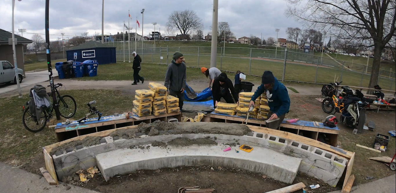 Pits DIY Pits DIY builds DIY skatepark at Christie Pits Park.