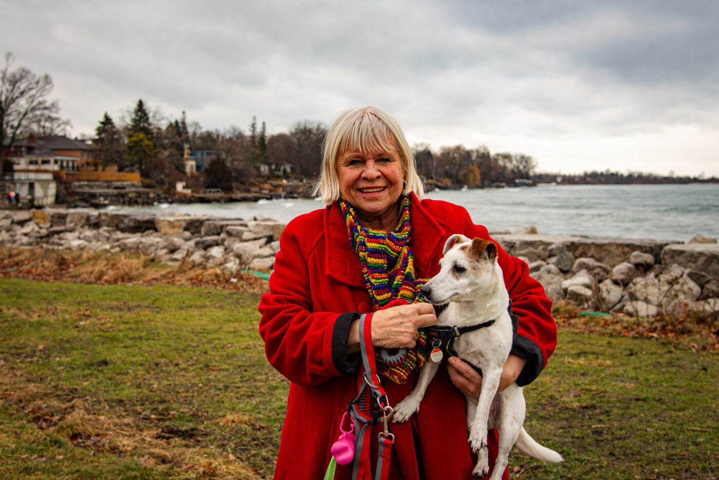 Patti Pokorchak PATTI POKORCHAK POSES WITH HER DOG IN HER NEIGHBOURHOOD OF LONG BRANCH, ETOBICOKE.
📸: ALOYSIUS WONG/THE GREEN LINE