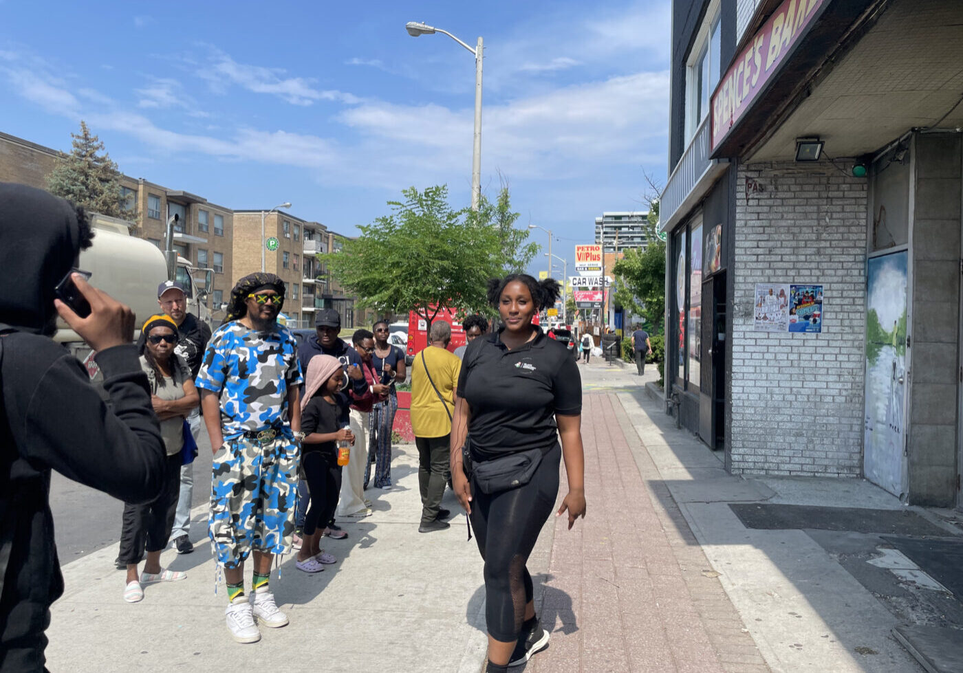Little Jamaica walking tour Anyika Mark, coordinator of Toronto's first Black-led land trust, leads a walking tour in Little Jamaica.