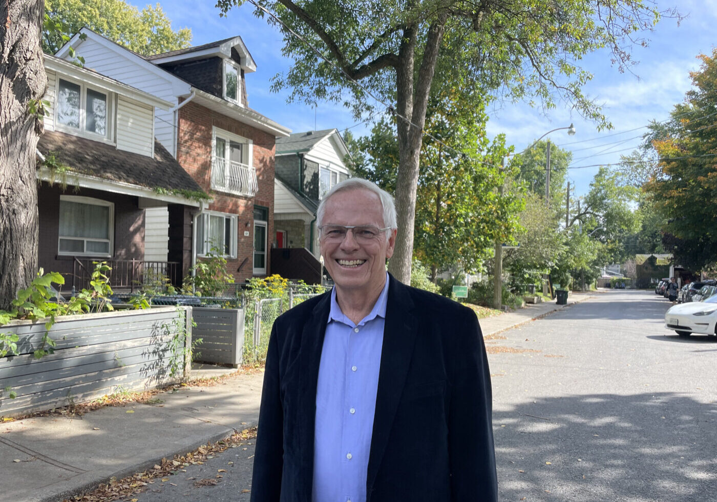 David Langille, a resident at The Pocket who is excited to build a sustainable neighbourhood.