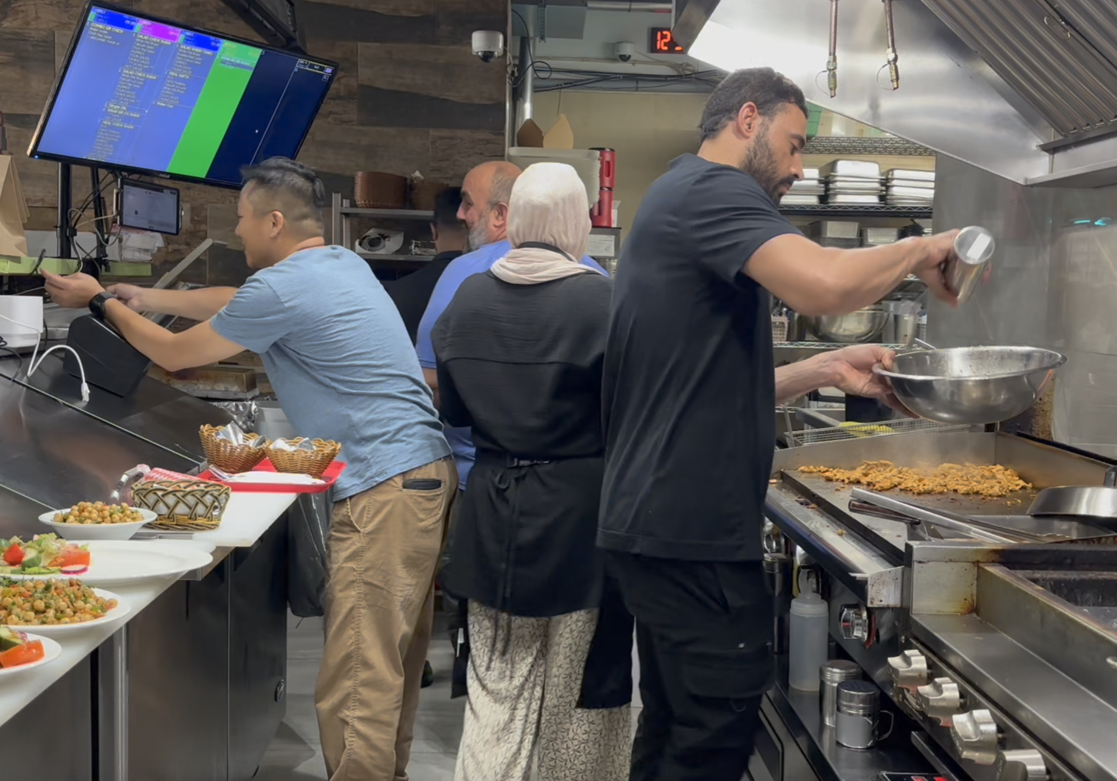 Lebanese Garden kitchen staff